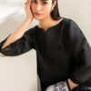 BAROQUE EMBROIDERED LAWN UF-674 - Image 6