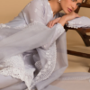 CROSS STITCH ORIGINAL BRAND CELESTIAL BREEZE-3 PIECE CHIKANKARI SUIT - Image 7